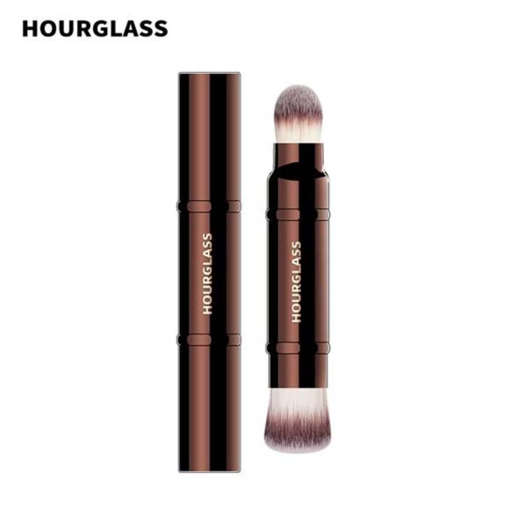 Hourglass Makeup Brush- No.15 Retractable Powder Double-Ended Complexion Brush